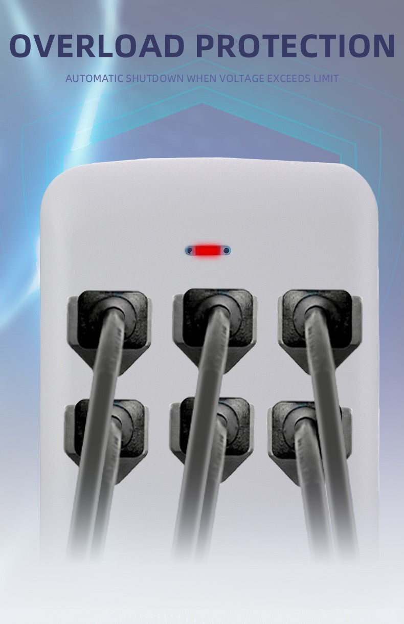 美国标准转换插座，一转五孔，一转八孔带USB，旅行便携转换插座，110V~240V宽电压。