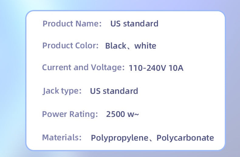 美国标准转换插座，一转五孔，一转八孔带USB，旅行便携转换插座，110V~240V宽电压。