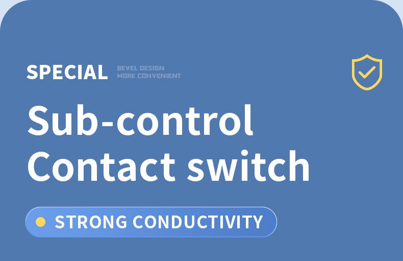 带触摸夜灯的插头适配器，带 1个 Type-C 接口和 2 个 USB 接口，欧标电源插座墙插，适用于旅行，家庭、办公室（白色）